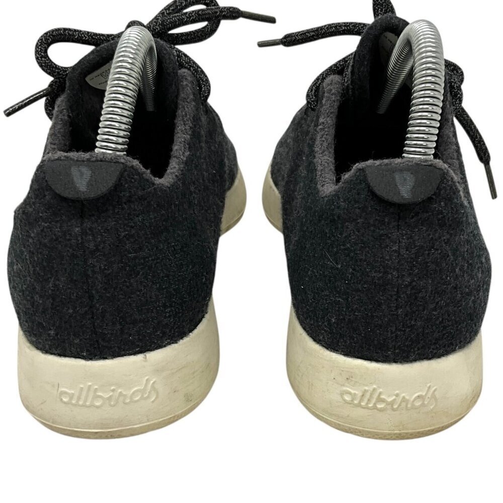 Allbirds Wool Runner Sneakers Charcoal Gray US Size 8 Women's Trainers Lace Up - Picture 6 of 13